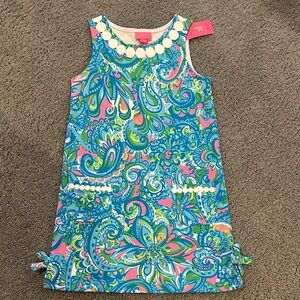 Lilly Pulitzer Blue and Green Paisley Kids Dress